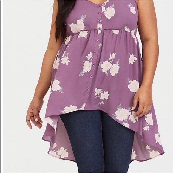 Torrid Babydoll Top - Picture 2 of 5